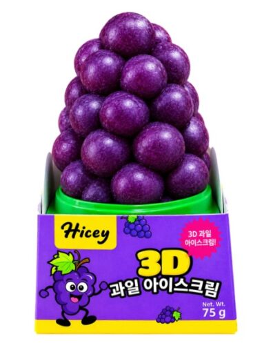 Helado 3D Sabor Uva