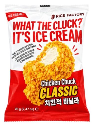 Helado Con Forma De Pollo Sabor Vainilla